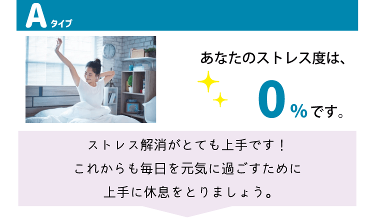 CBDタイプ別診断！ストレスチェック結果＿タイプA