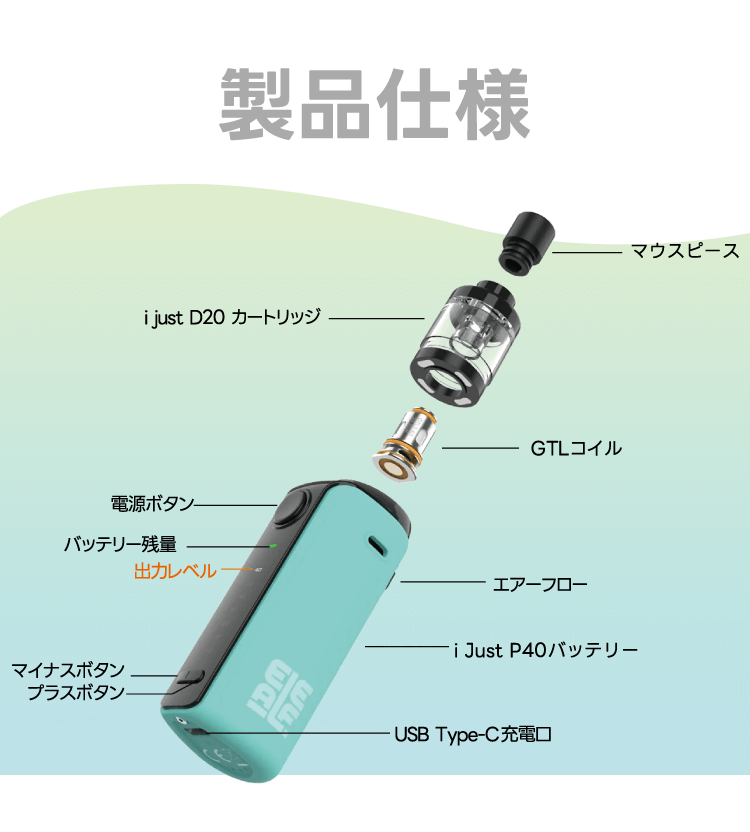 iJust(繧｢繧､繧ｸ繝｣繧ｹ繝 P40 