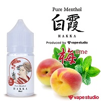 【送料無料!会員10%OFF】vapestudio 白霞 (ハッカ) ピュアメンソール 梅 30ml