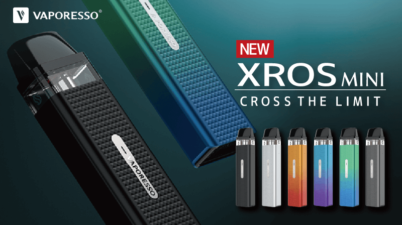 VAPORESSO から 『 XROS MINI クロス ミニ 』 が新発売! POD 型 VAPE を手軽に楽しめるデバイス!